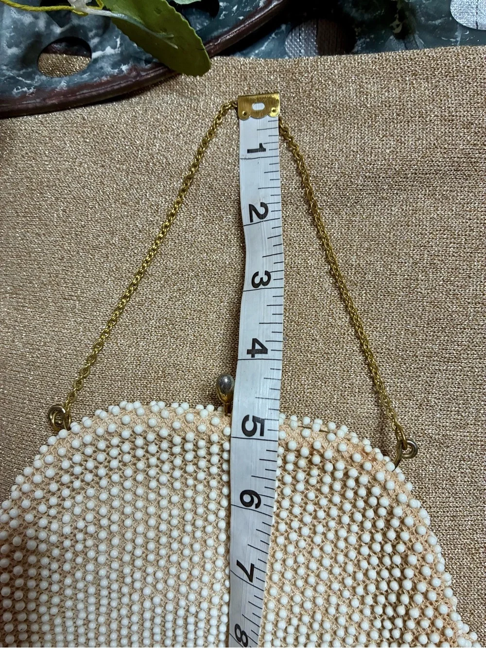 Vintage Corde Beaded bag.